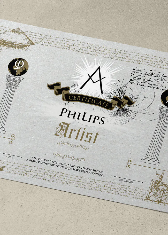 Certificate Philips Artist